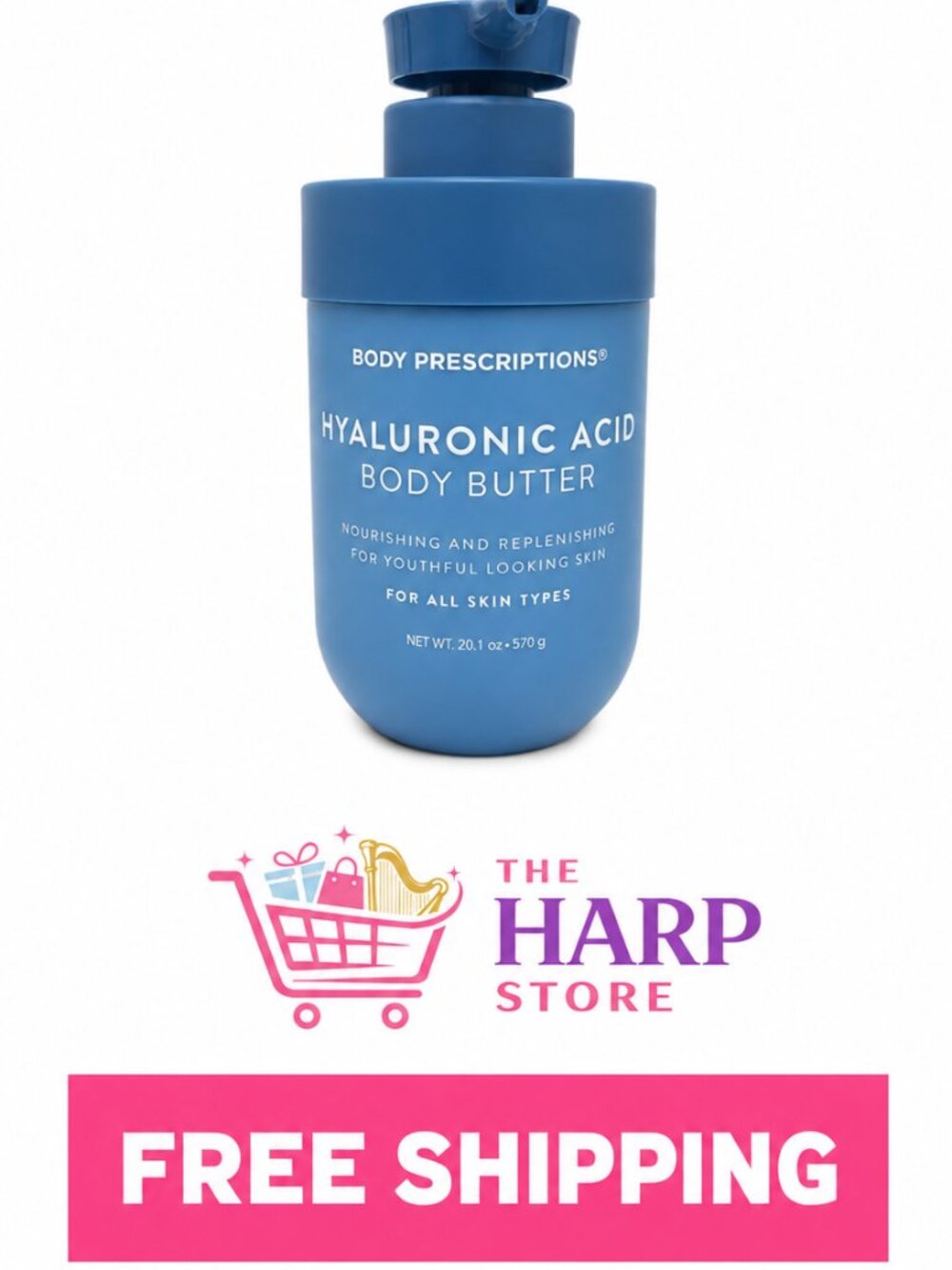 Body Prescriptions Hyaluronic Acid Body Butter Nourishing & Replenishing 20.1 oz